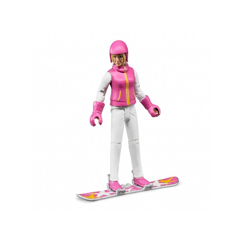 Bruder figura žena sa snowboard