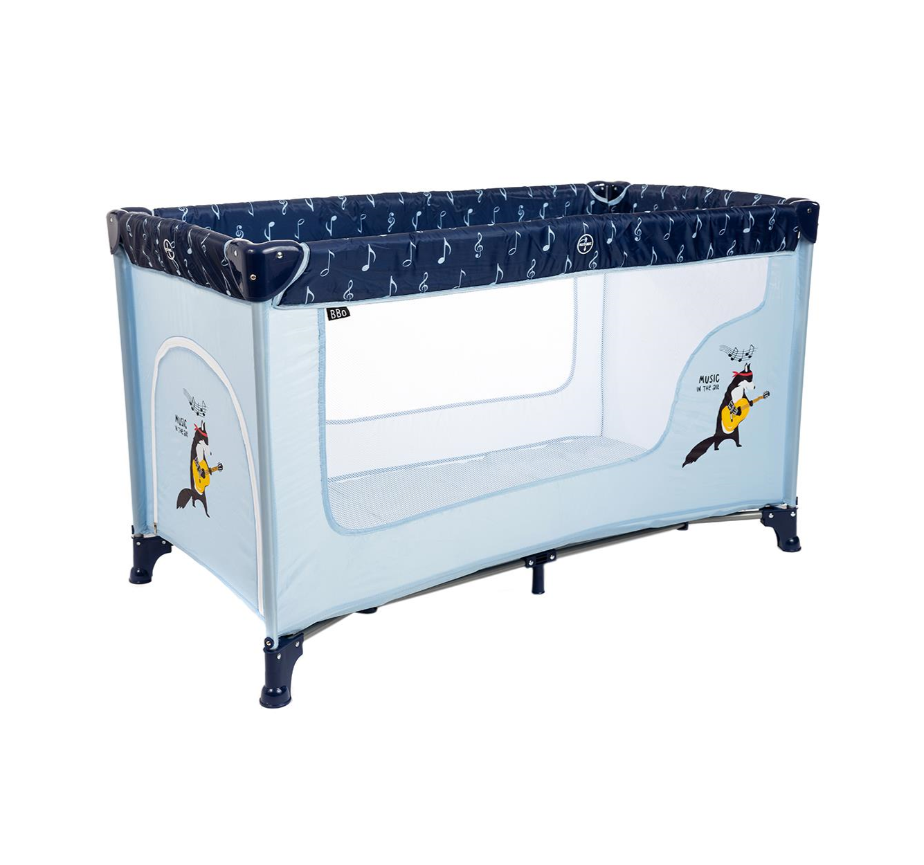 BBO Dream&Play Prenosivi krevetac za bebe 1 nivo- Blue