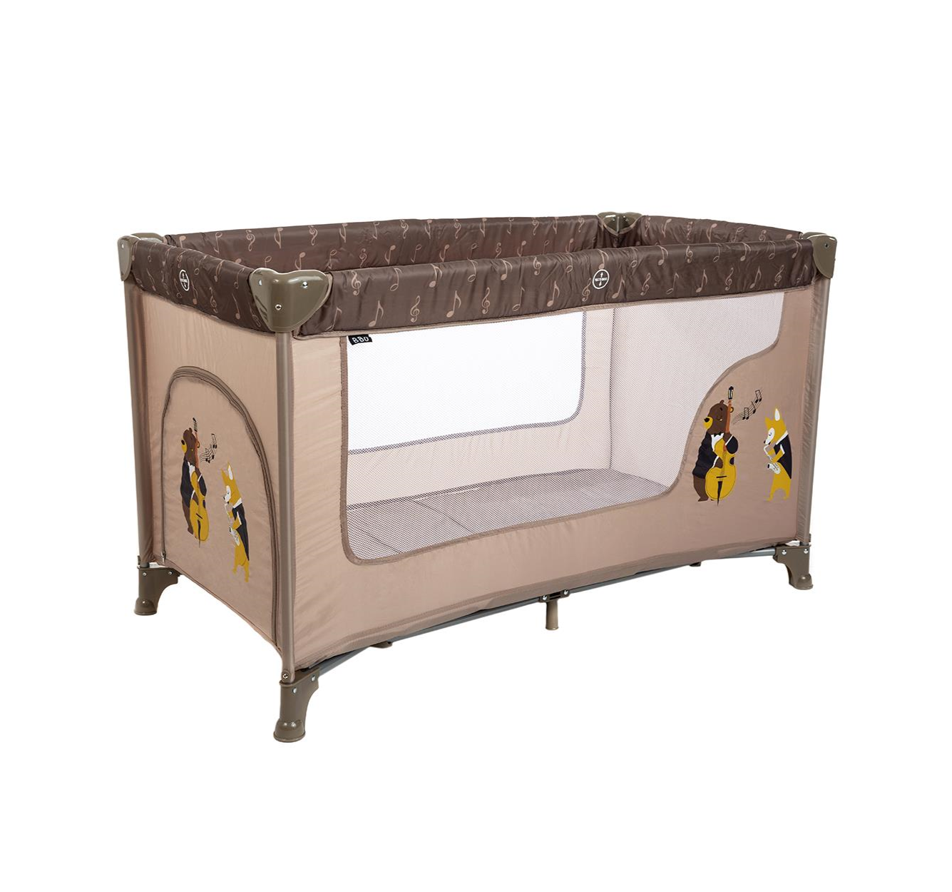 BBO Dream&Play Prenosivi krevetac za bebe 1 nivo- Beige