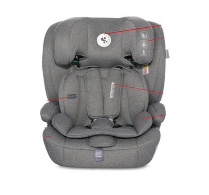 Lorelli Colombo i-Size auto sedište za decu 76-150cm-Grey