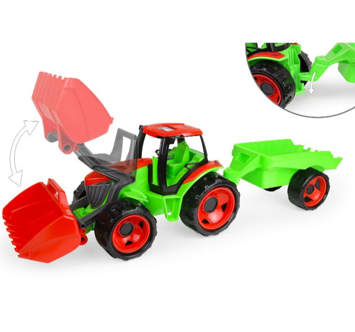 Lena igračka-Veliki Traktor sa prikolicom