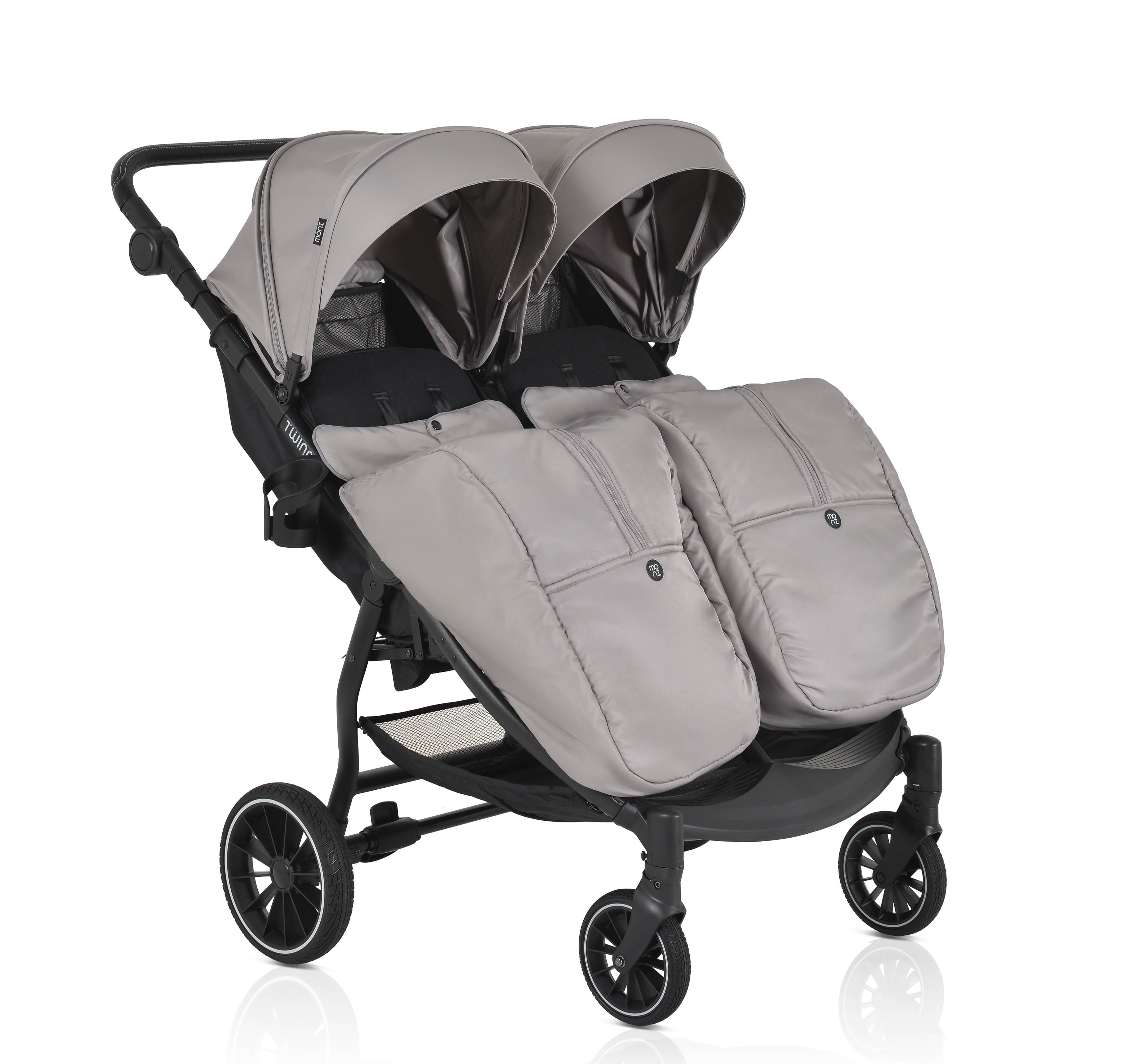 Moni Twingo kolica za blizance u silver boji jpg1 Happy kids