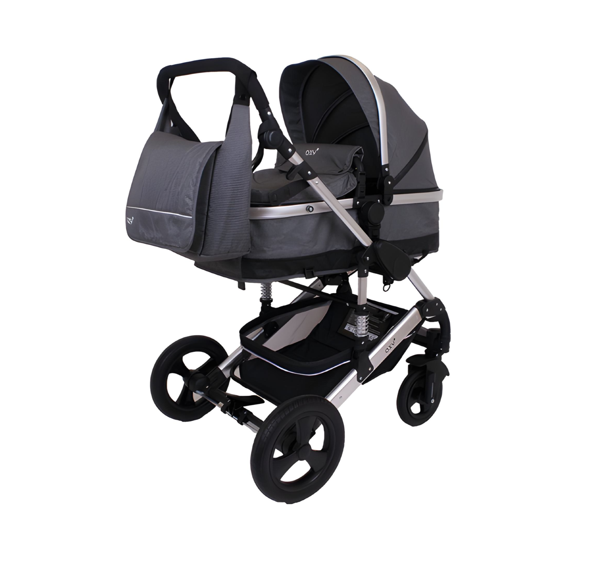 Jungle Oxy kolica za bebe 3u1 Grey jpg2 Happy kids