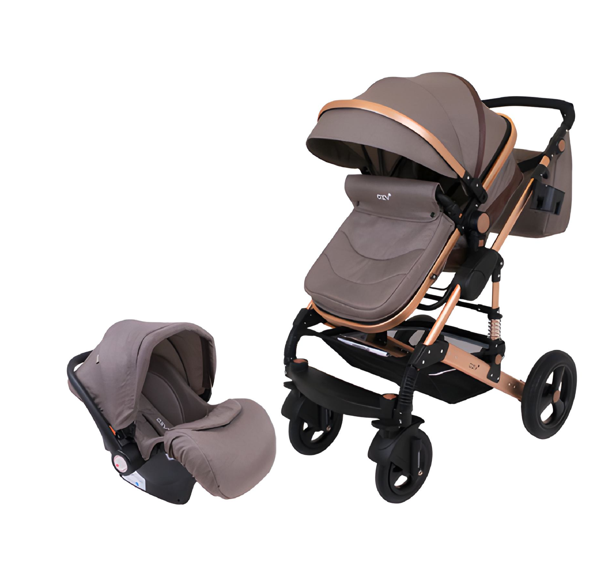 Jungle Oxy kolica za bebe 3u1 Beige