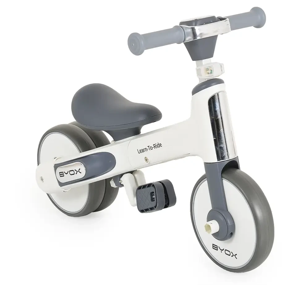 Dečiji balans bicikl Byox Learn to Ride 2u1 bela boja