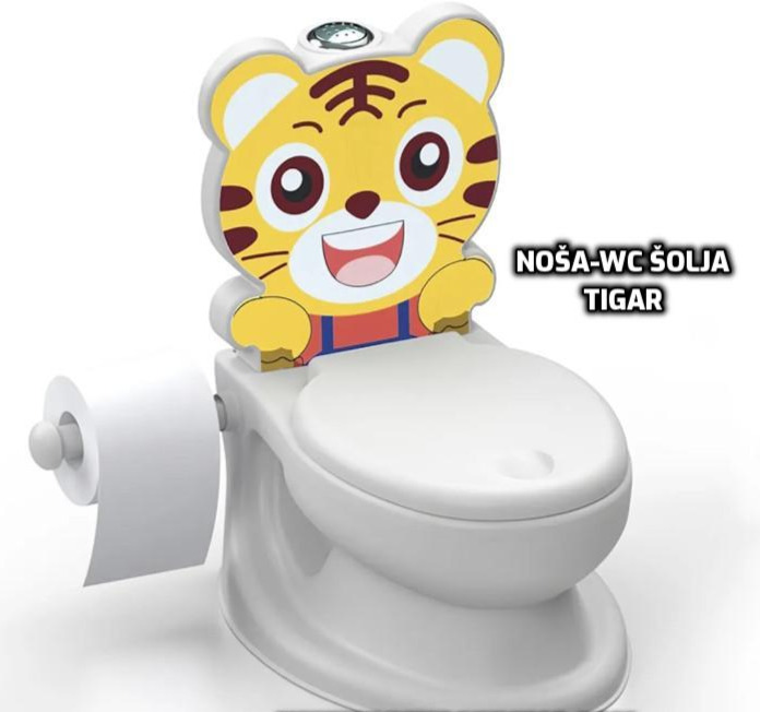 Edukativna noša Wc šolja-Tigar