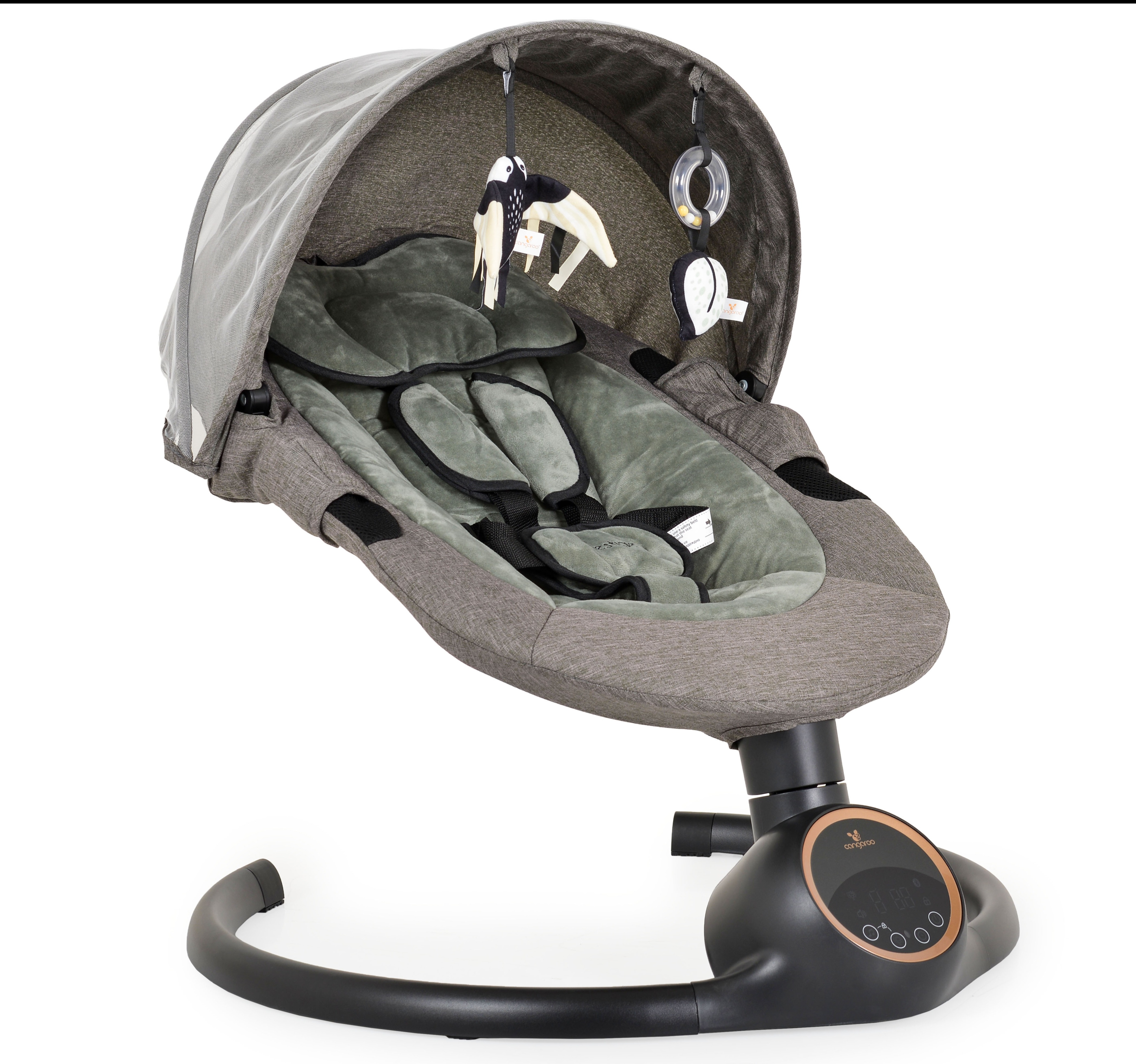Cangaroo Električna ljuljaška za bebe Prestige -Green