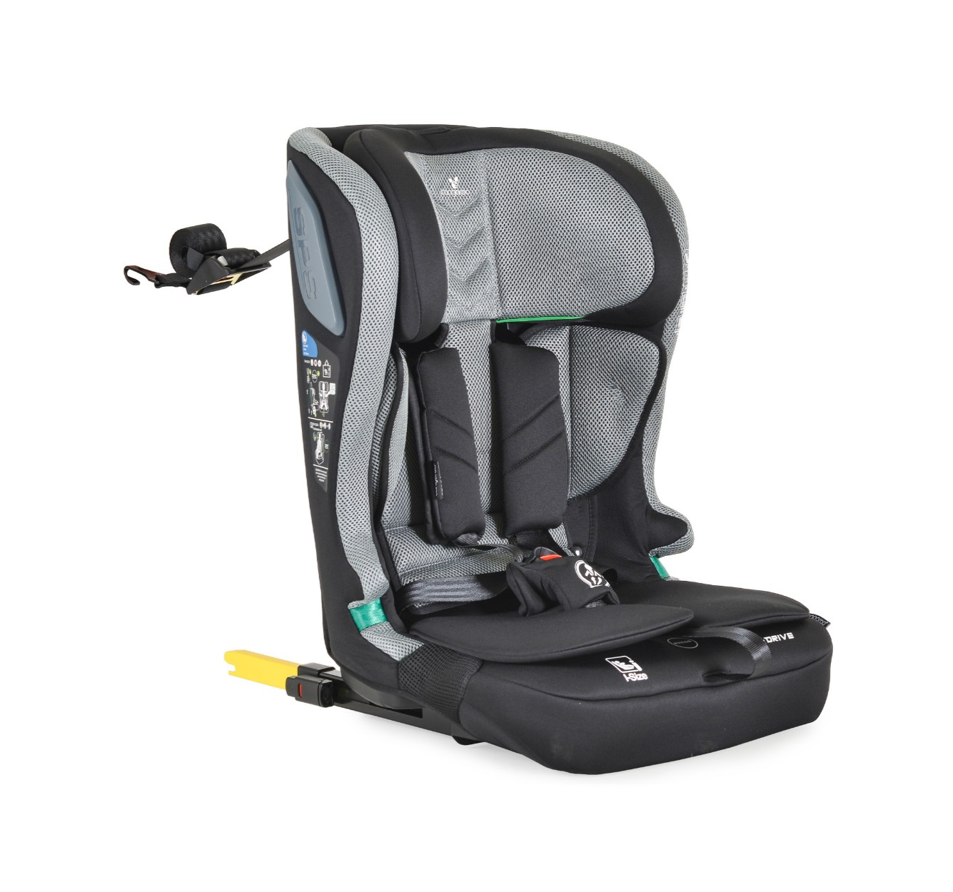 Cangaroo iDrive Isofix auto sedište za decu 96-150cm-Titanium Grey