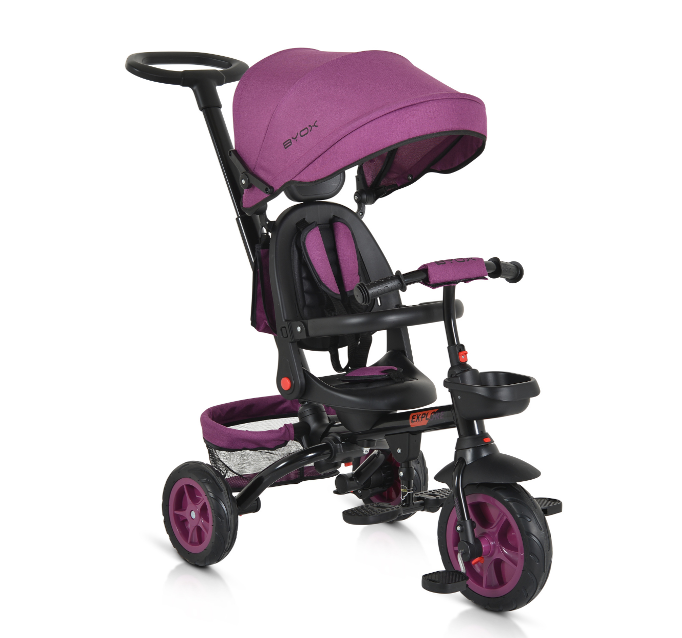 Byox Explorer 360 sklopivi tricikl za decu do 25kg Purple
