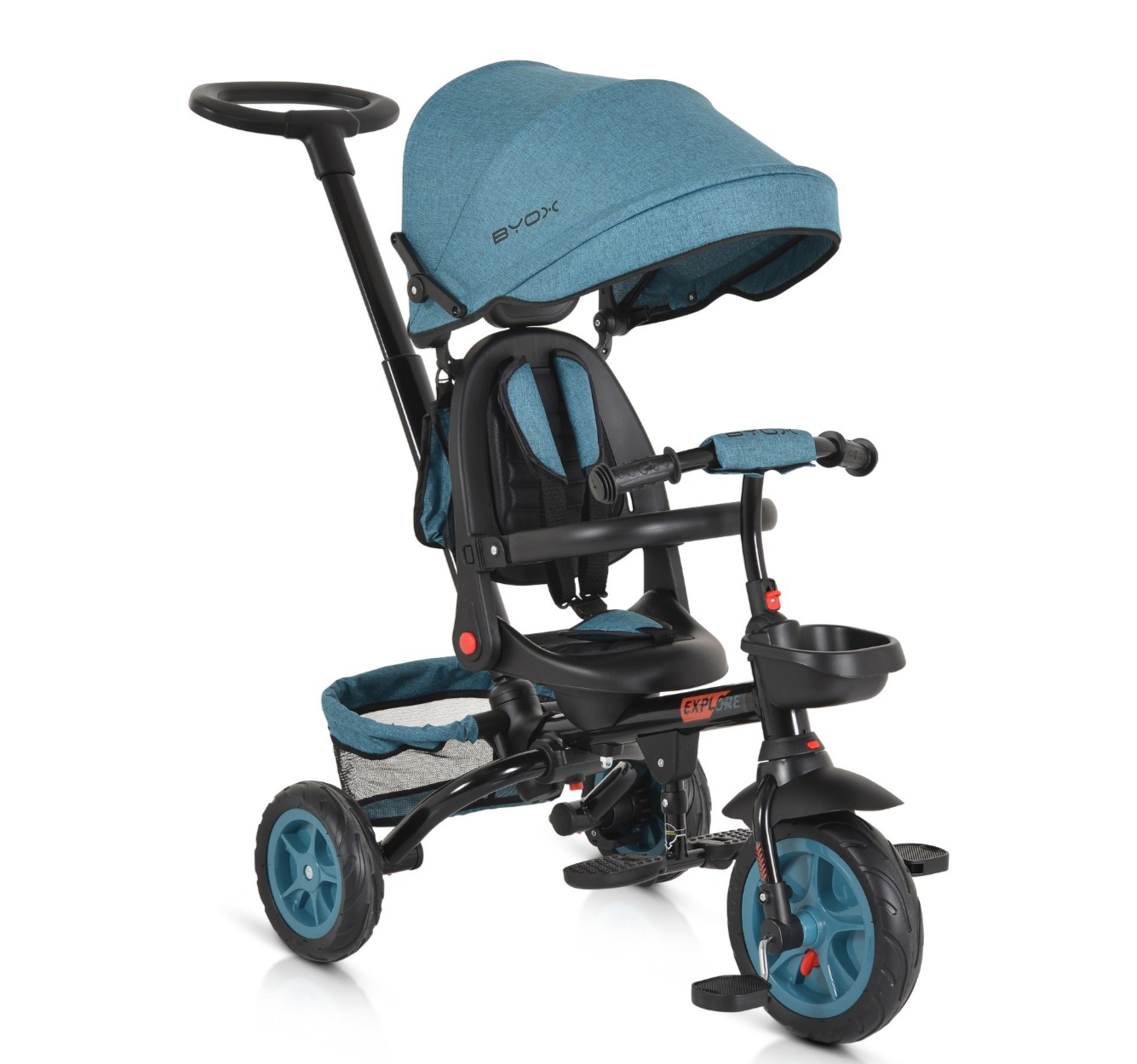 Byox Explorer 360 sklopivi tricikl za decu do 25kg Tirquoise