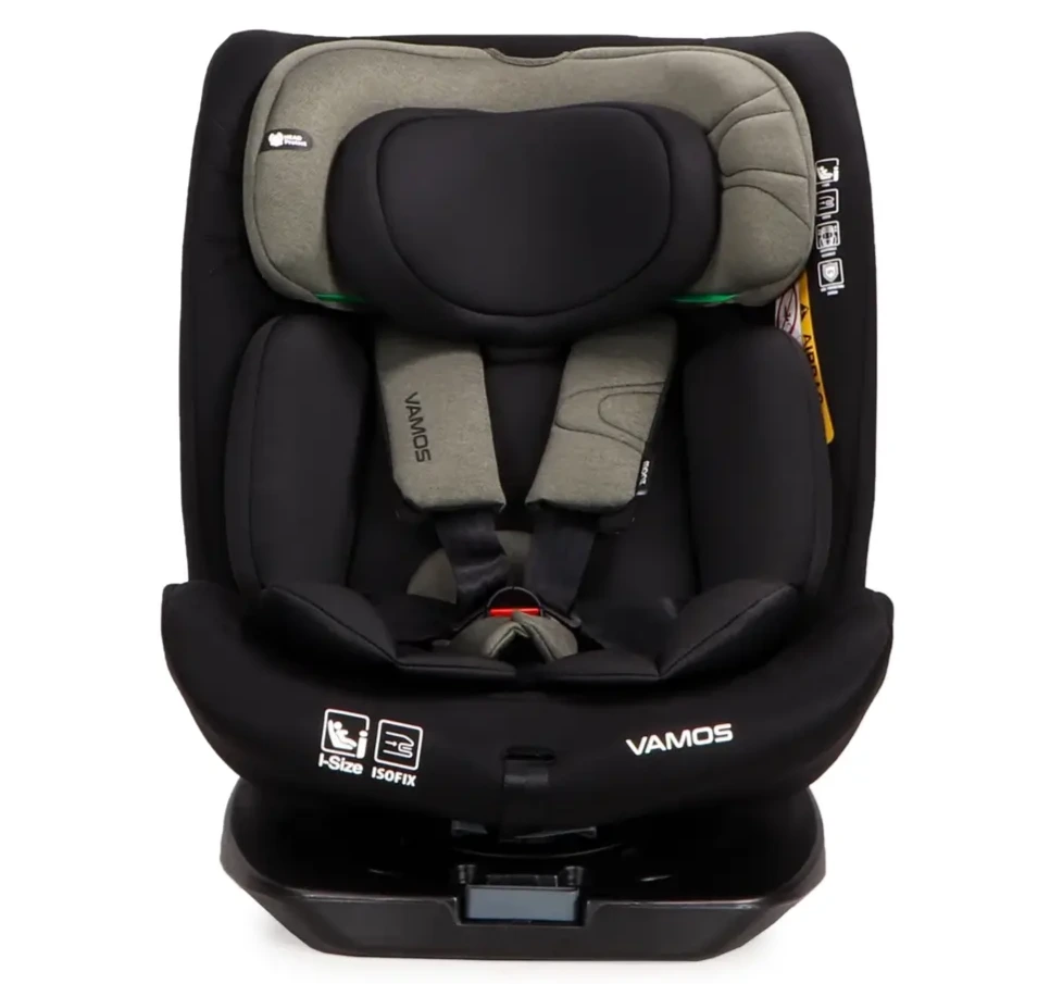 Moni Vamos auto sedište za decu i-Size Isofix 40-150 cm u military green boji