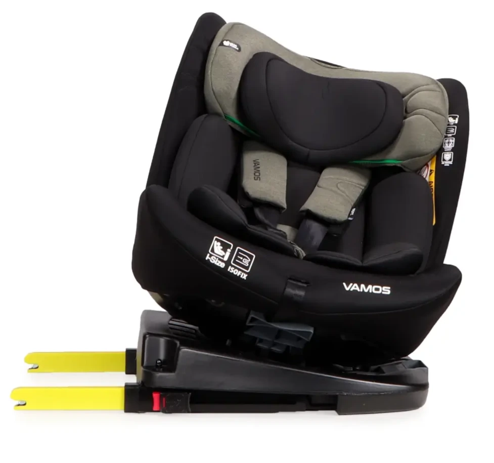 Moni Vamos auto sedište za decu i-Size Isofix 40-150 cm u military green boji