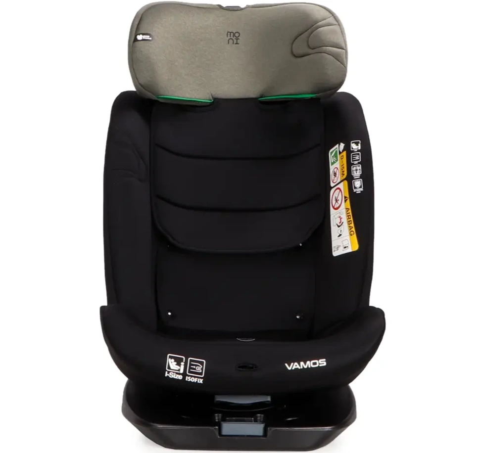 Moni Vamos auto sedište za decu i-Size Isofix 40-150 cm u military green boji
