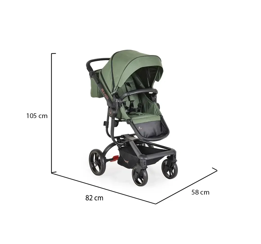 Cangaroo Ellada Premium 3u1 Kolica za bebe