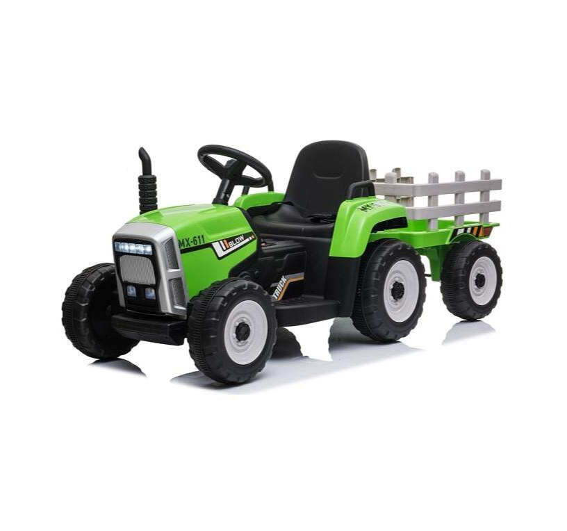 BBO Traktor na akumulator za decu 12V model XMX611 u zelenoj boji - d-happy kids             ecija vozila na akumulator za igru i zabavu