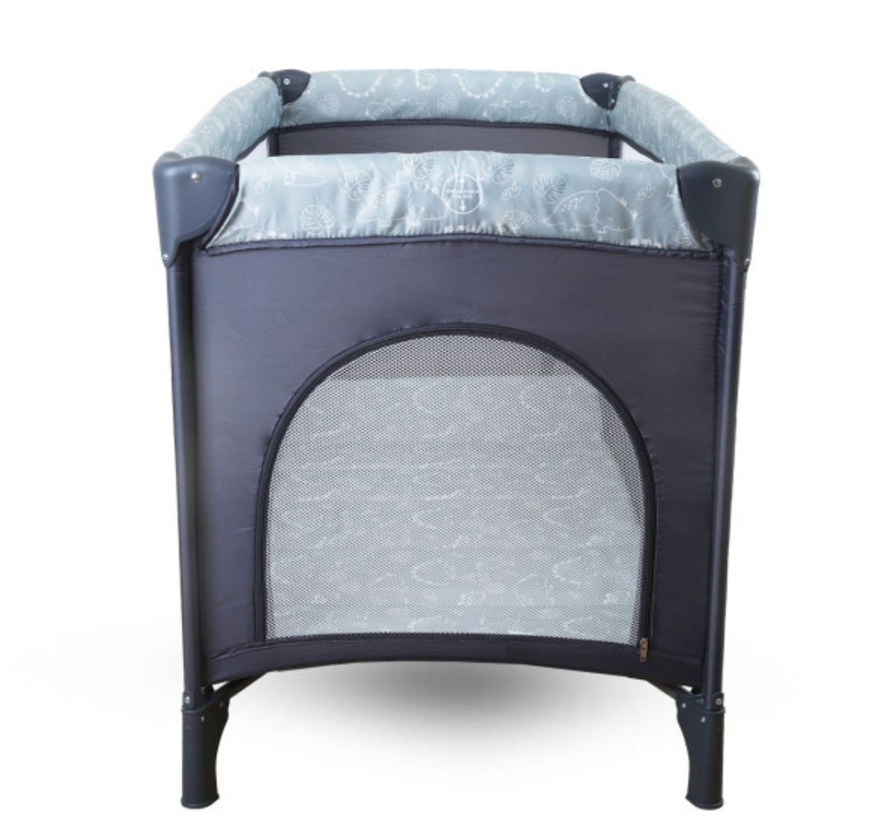 Jungle Moon Prenosivi krevetac za bebe 2 nivoa Grey 3 jpg