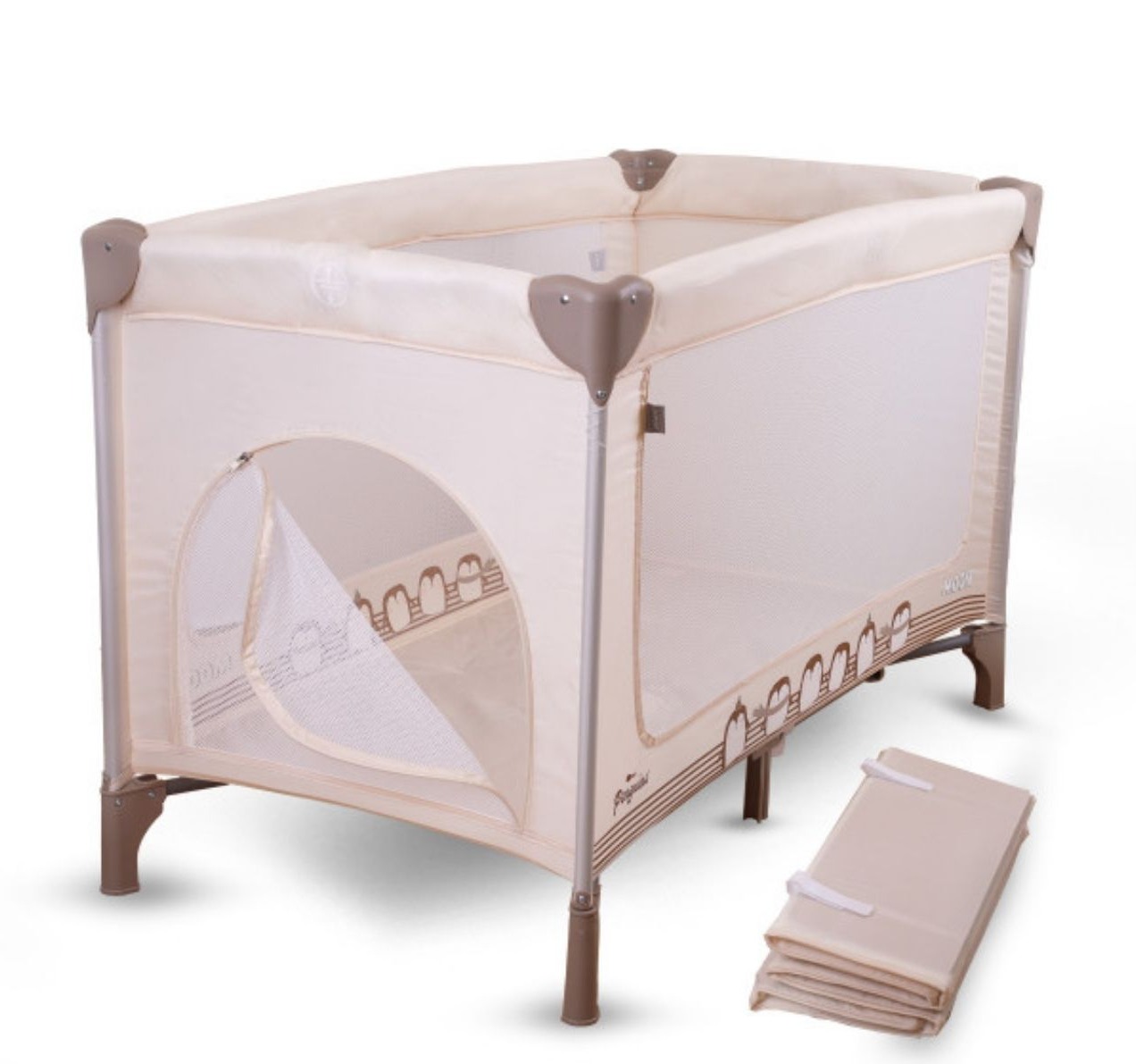 Jungle prenosivi krevetic za bebe Moon 1 nivo bez Happy kids
