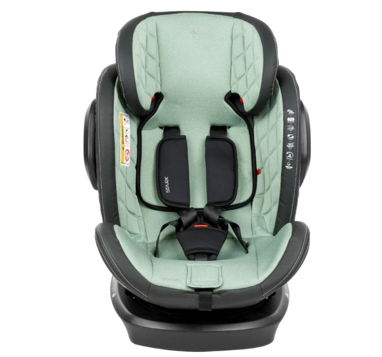 Kikka Boo Stark auto sediste i-size-mint-jpg-Happy kids