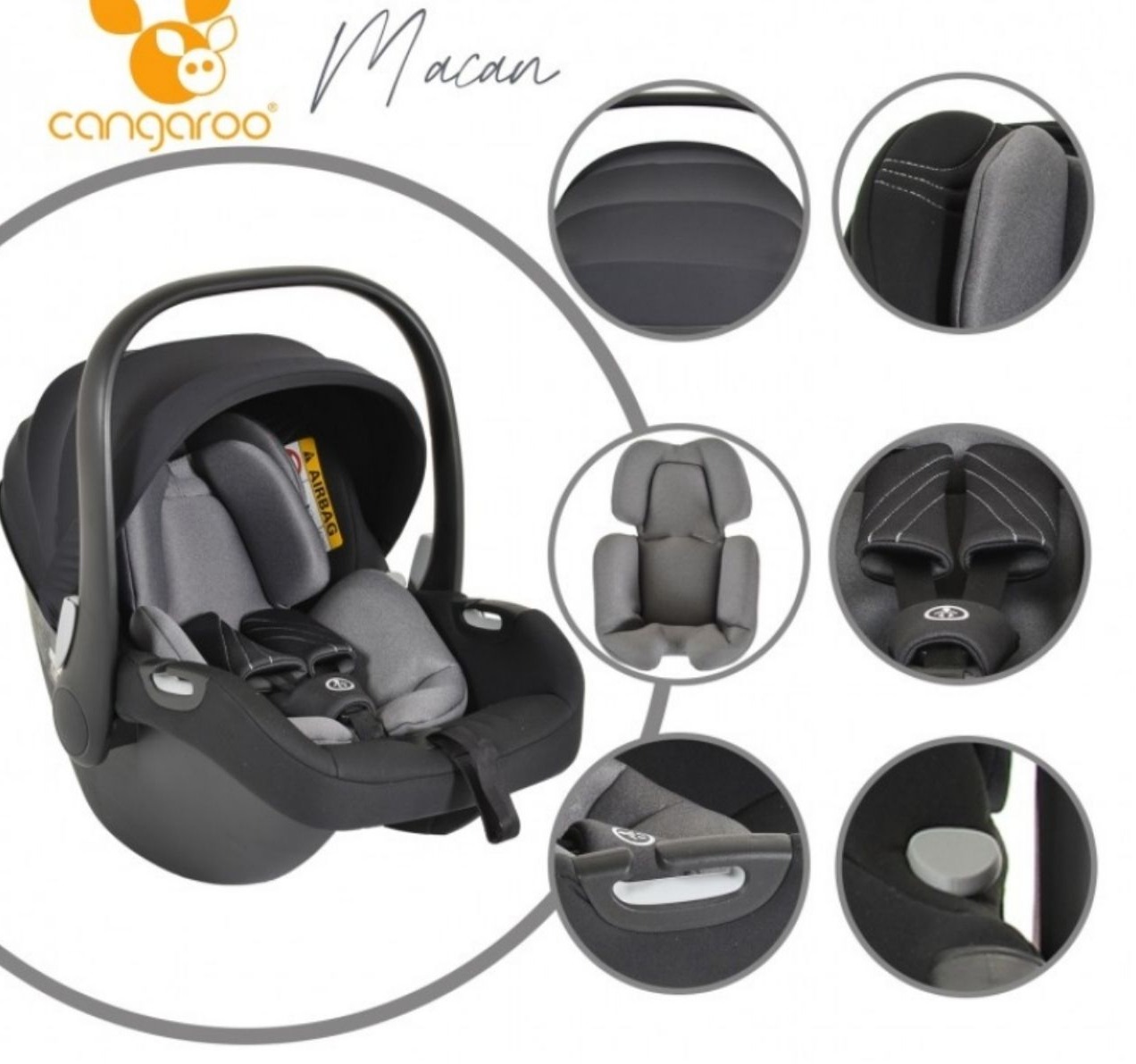 Cangaro Macan kolica za bebe 3u1-i-size auto sediste-jpg