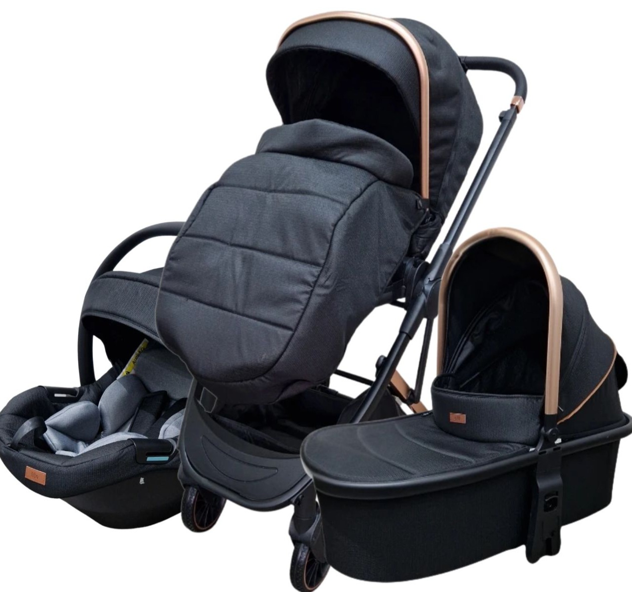 BBO Neo kolica za bebe 3u1 - Black