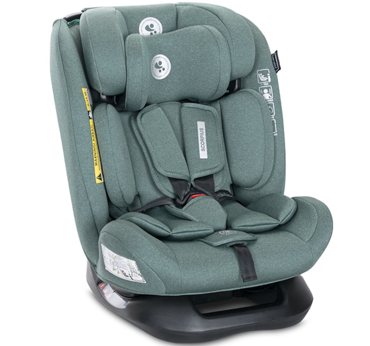 Lorelli Scorpius auto sediste i-size Green Pine-jpg-Happy kids