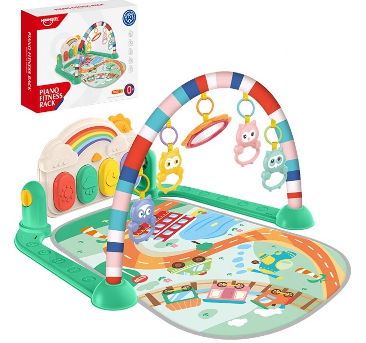 Huanger muzicka podloga gimnastika za bebe HE0652-jp-Happy kids