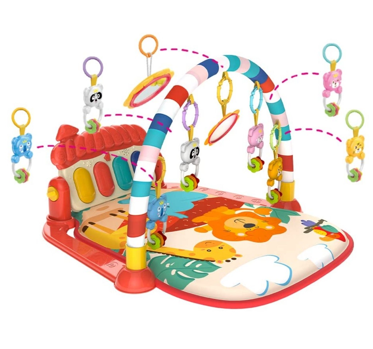 Huanger muzicka podloga gimnastika za bebe HE630-jpg-Happy kids