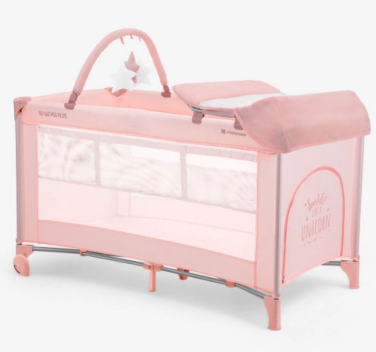 Kikka Boo So Gifted Plus prenosivi krevetac za bebe 2 nivoa Pink