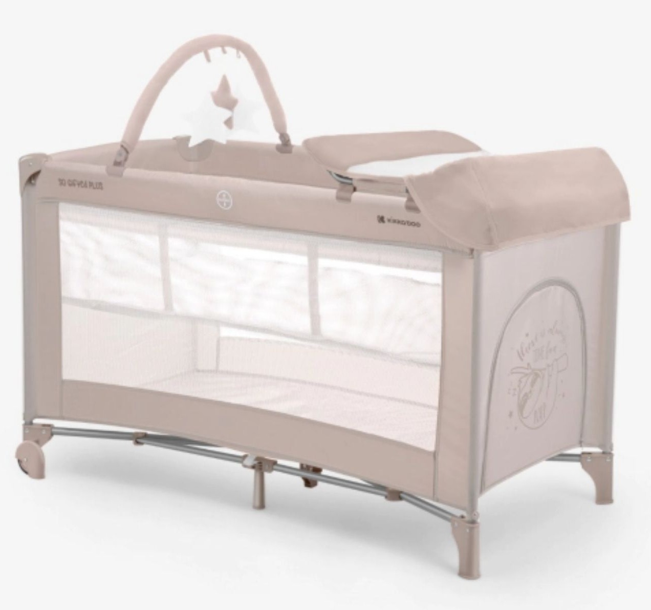 Kikka Boo So Gifted Plus prenosivi krevetac za bebe 2 nivoa Beige