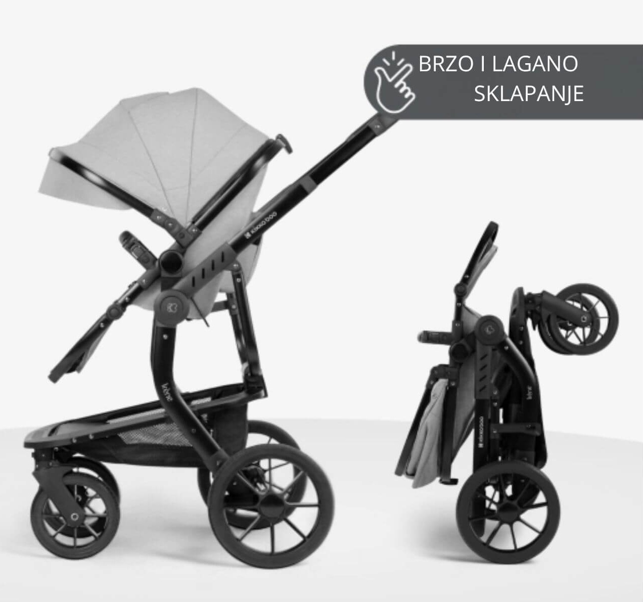Kikka Boo Irene Premium kolica za bebe 3u1