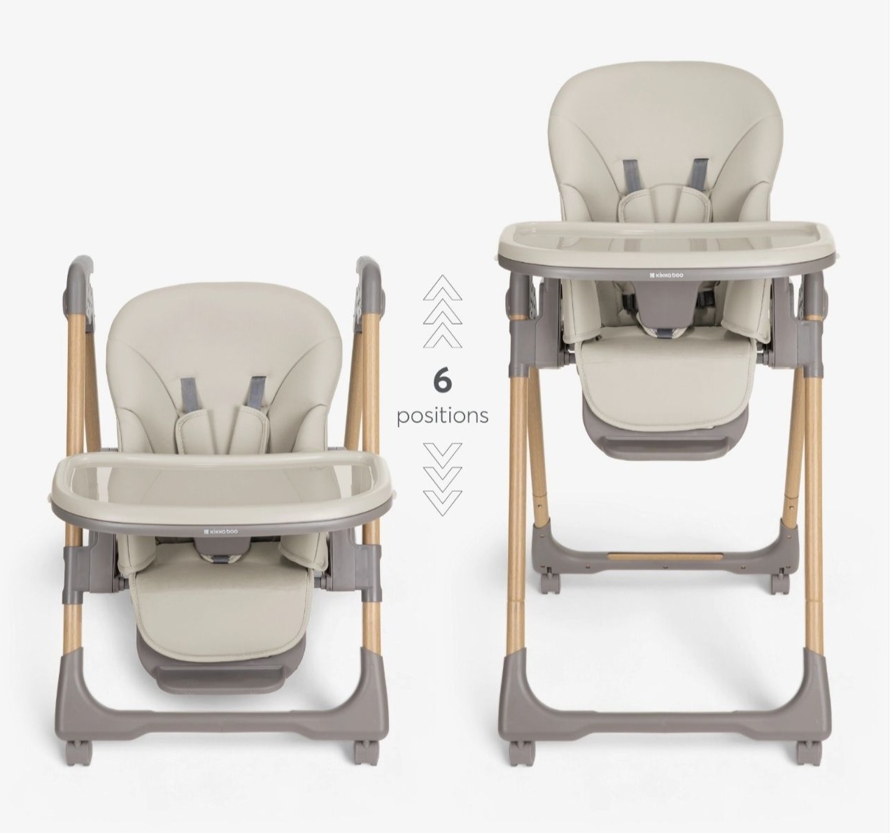Kikka Boo Olive Wood hranilica za bebe 6m+