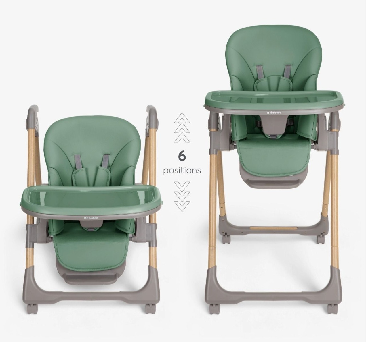 Kikka Boo Olive Wood hranilica za bebe 6m+
