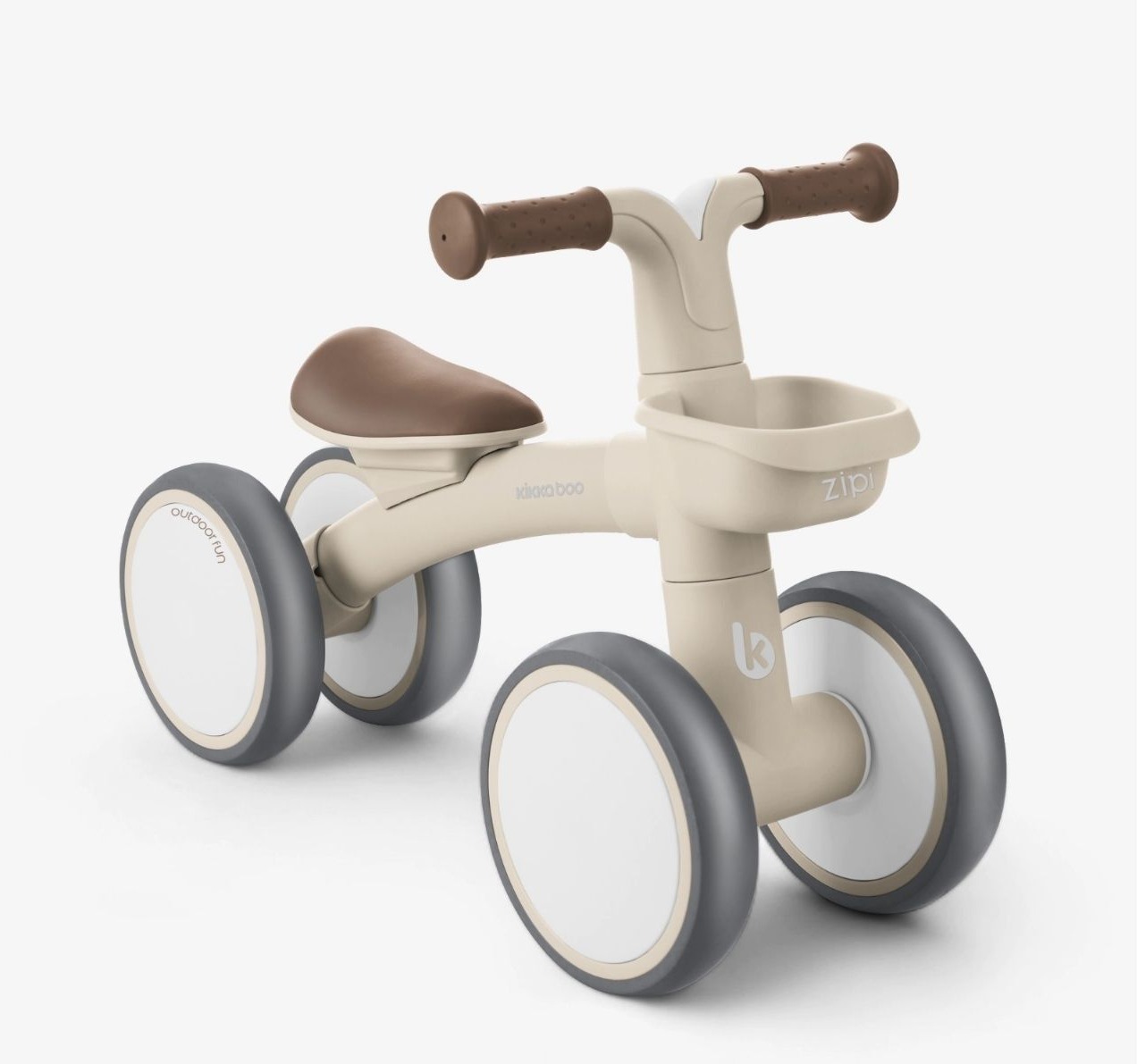 Kikka Boo Zipi guralica za bebe Beige 12m+