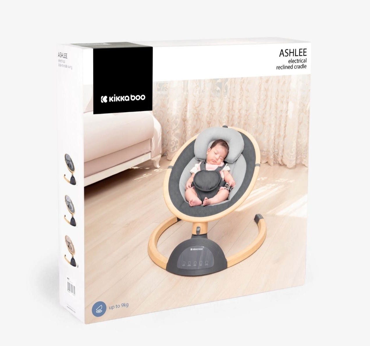 Kikka Boo Ashlee električna ljuljaška za bebe 0-9kg