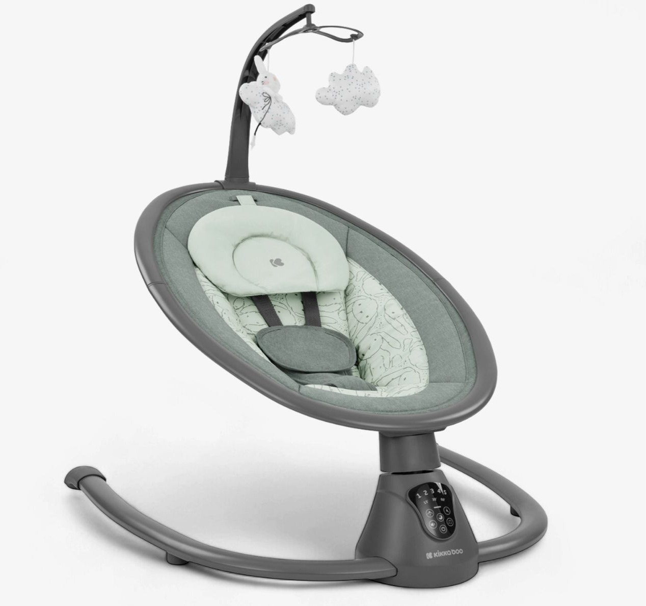 Kikka Boo Twiddle električna ljuljaška za bebe Mint 0-9kg