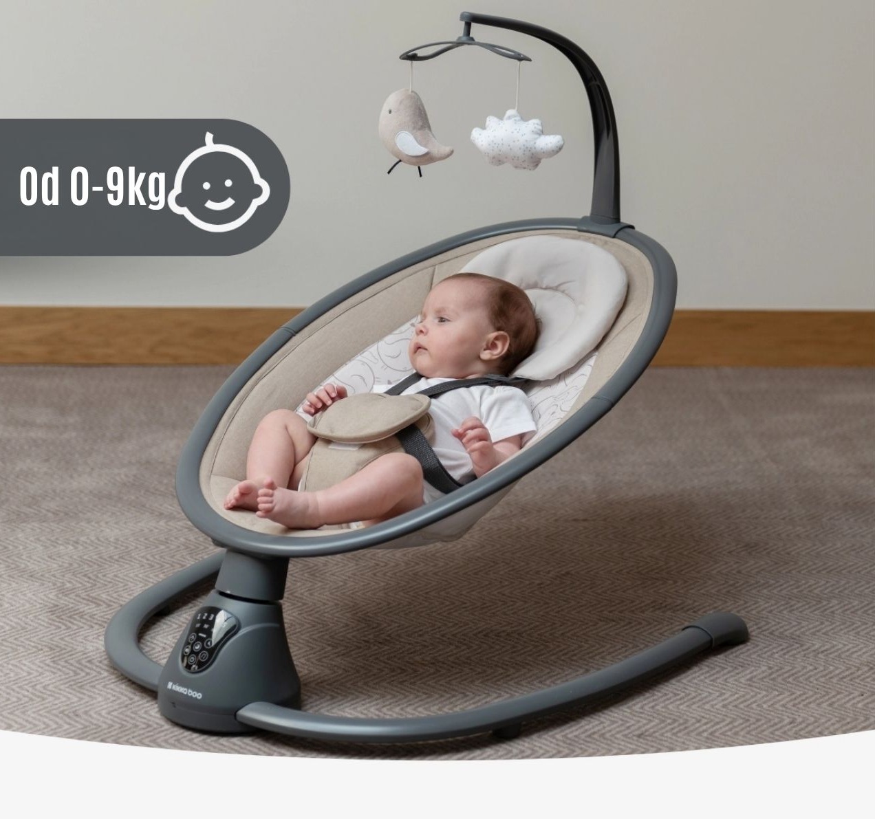 Kikka Boo Twiddle električna ljuljaška za bebe 0-9kg