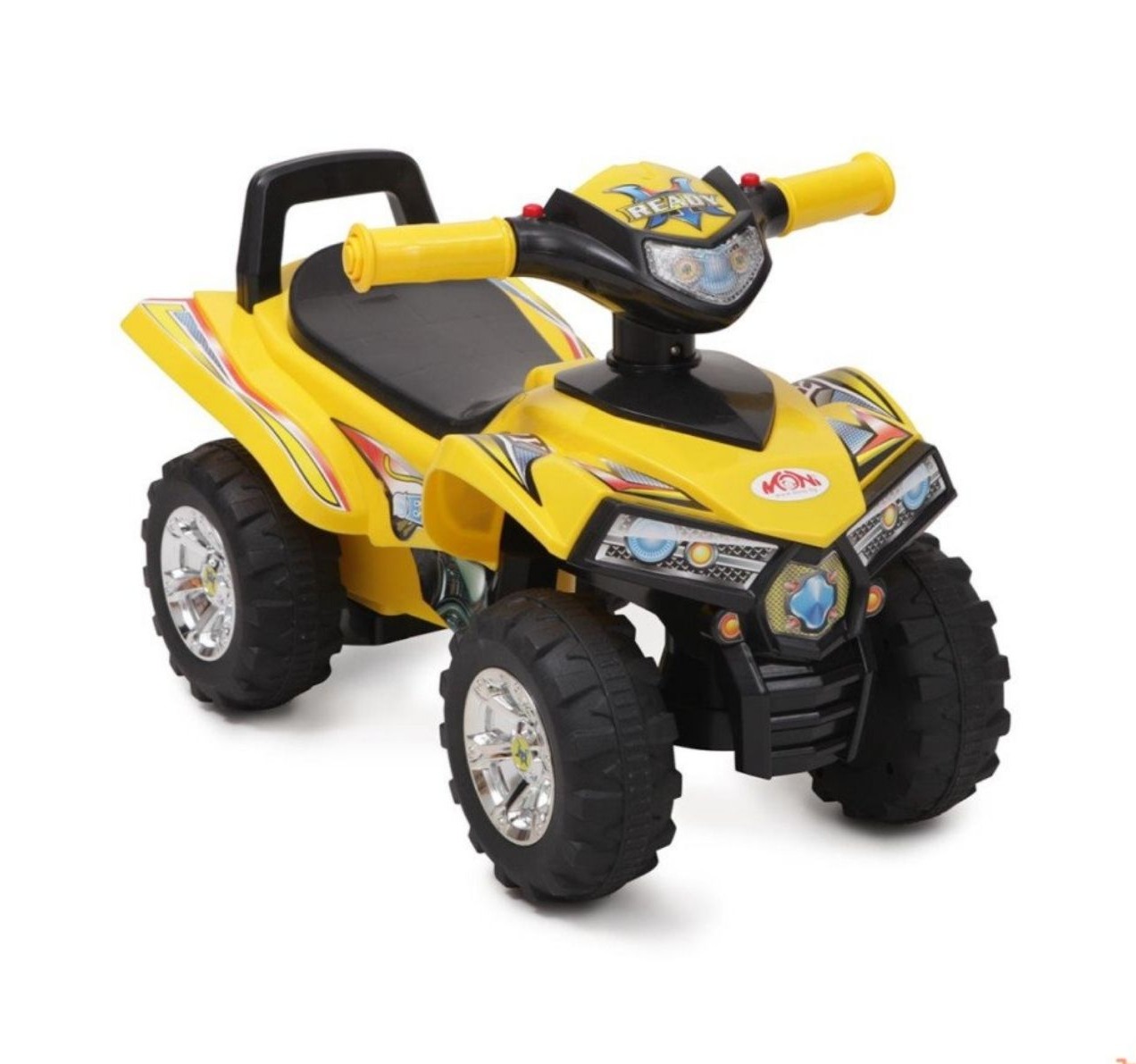 Moni guralica za decu zuti dzip ATV jpg Happy kids