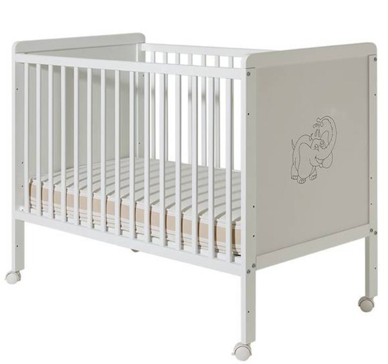 Bambino Happy beli krevetac za bebe