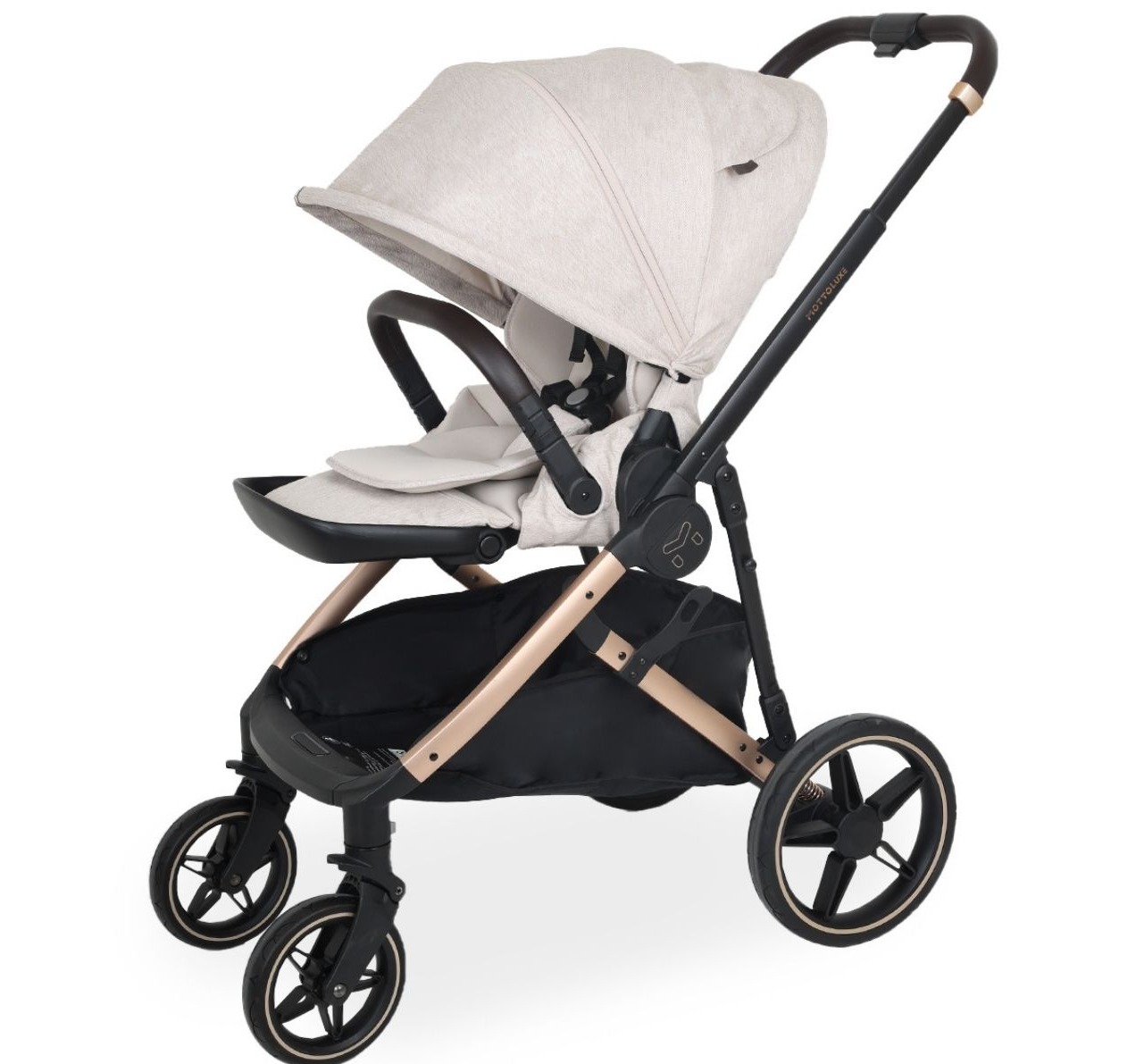 Jungle Motto Luxe Kolica za bebe 3u1 sa crnim ramom