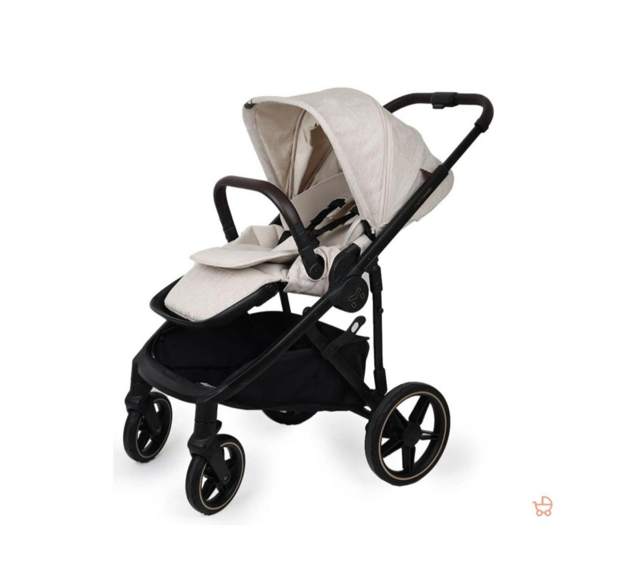 Jungle Motto Luxe Kolica za bebe 3u1 sa crnim ramom