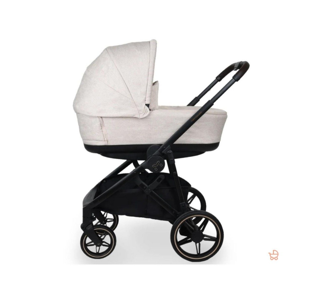 Jungle Motto Luxe Kolica za bebe 3u1 sa crnim ramom