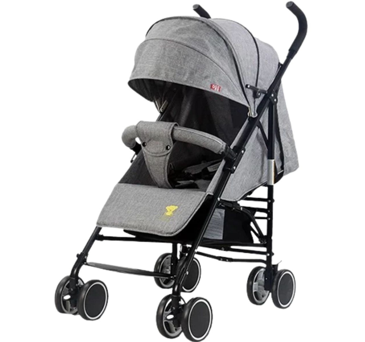 kisobran kolica za bebe Modena siva Happy kids