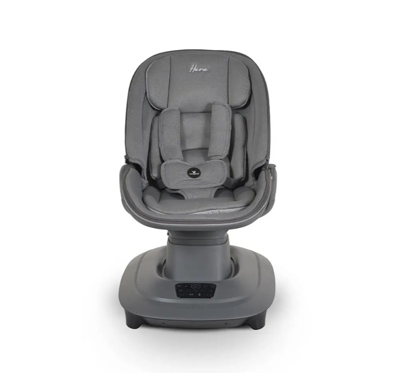električna ljuljaška  Cangaroo tamno siva sa adapterom Happy kids
