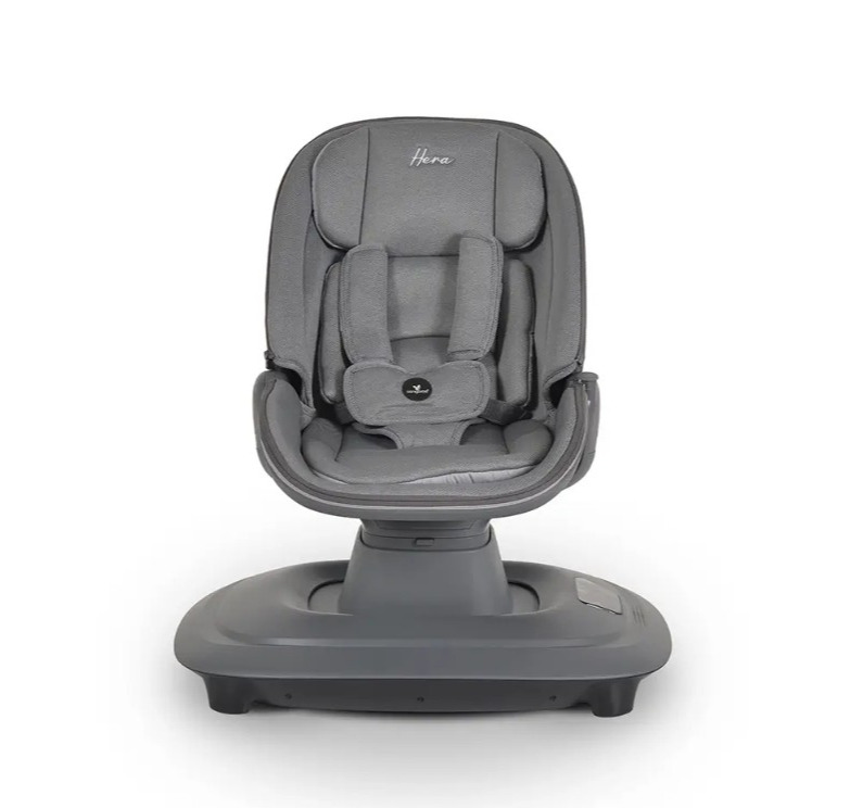 električna ljuljaška  Cangaroo tamno siva sa adapterom Happy kids