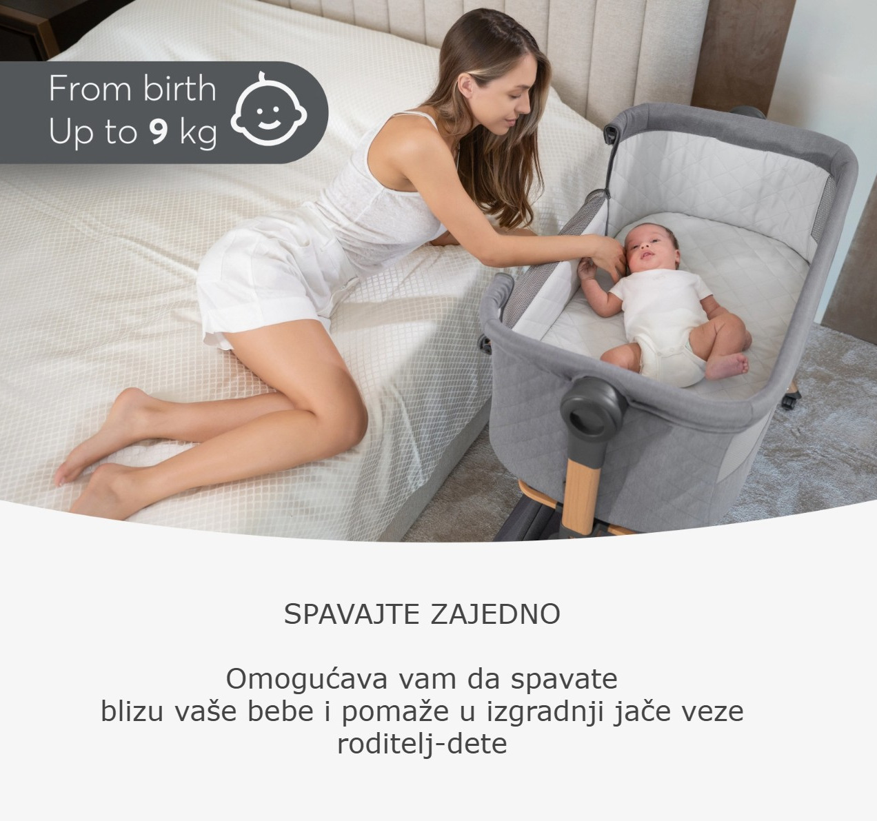 Kikka Boo Sleat ME 2u1 Kolevka&Hranilica za bebe