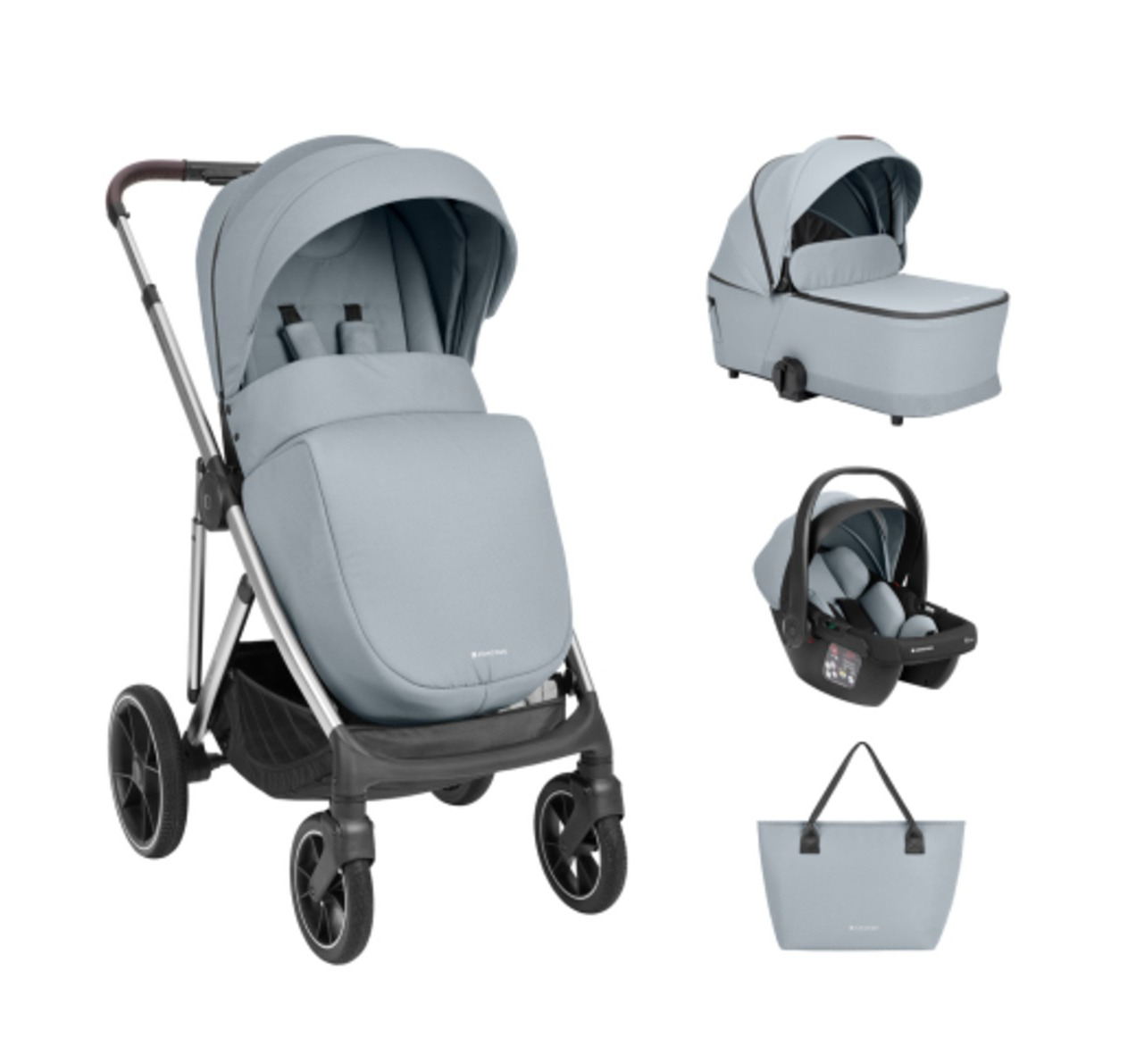 Kikka Boo Chiara Kolica za bebe 3u1 Grey