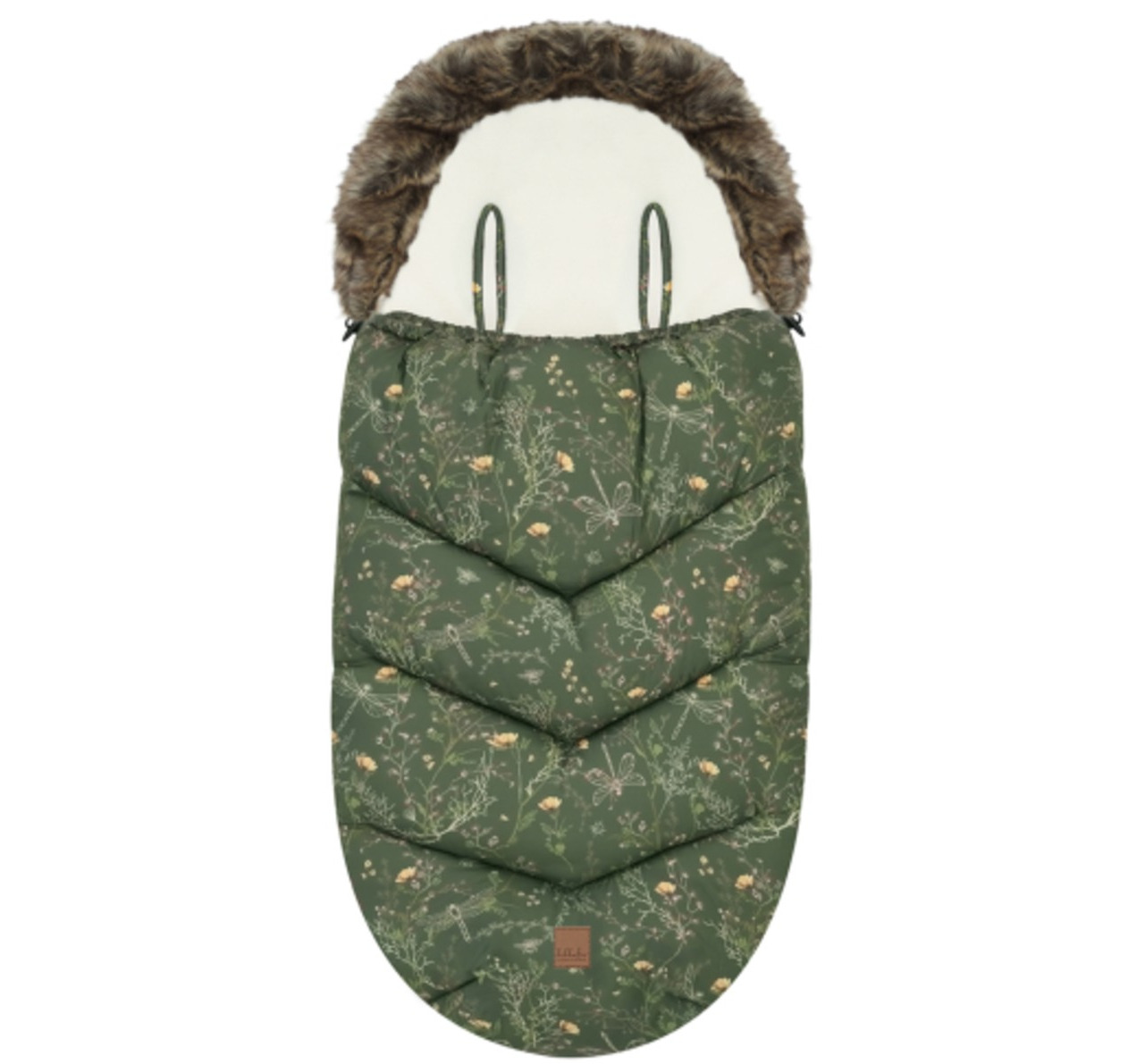 Kikka Boo Luxury Secret garden zimska navlaka Green