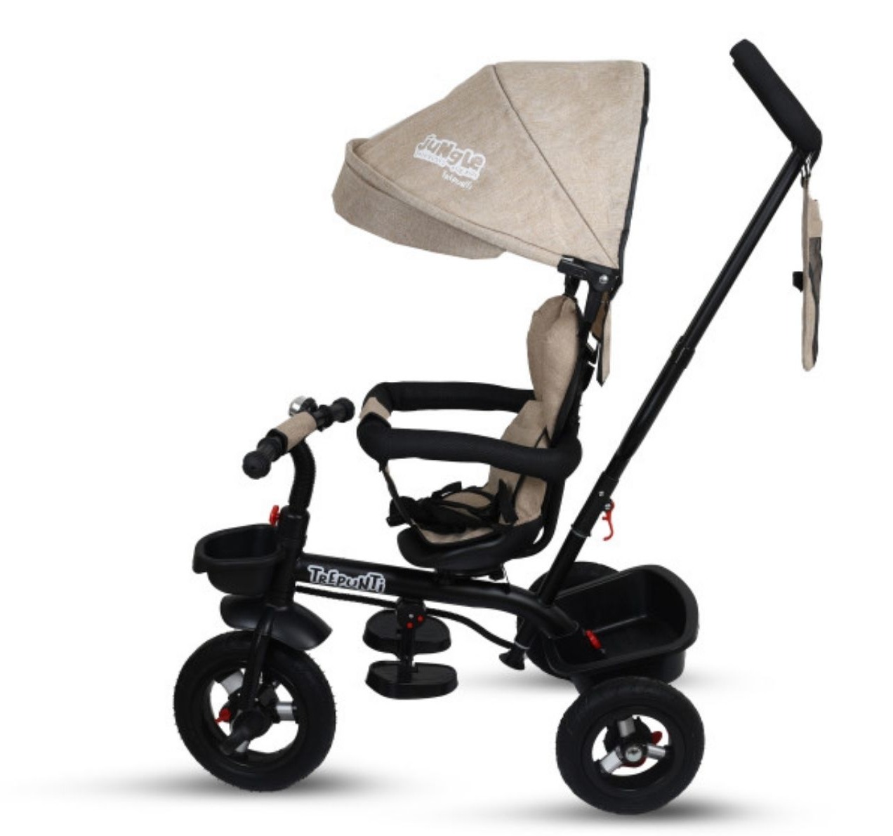 Jungle Trepunti tricikl za decu do 25kg Beige