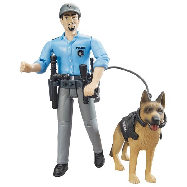 Bruder figura policajac sa psom
