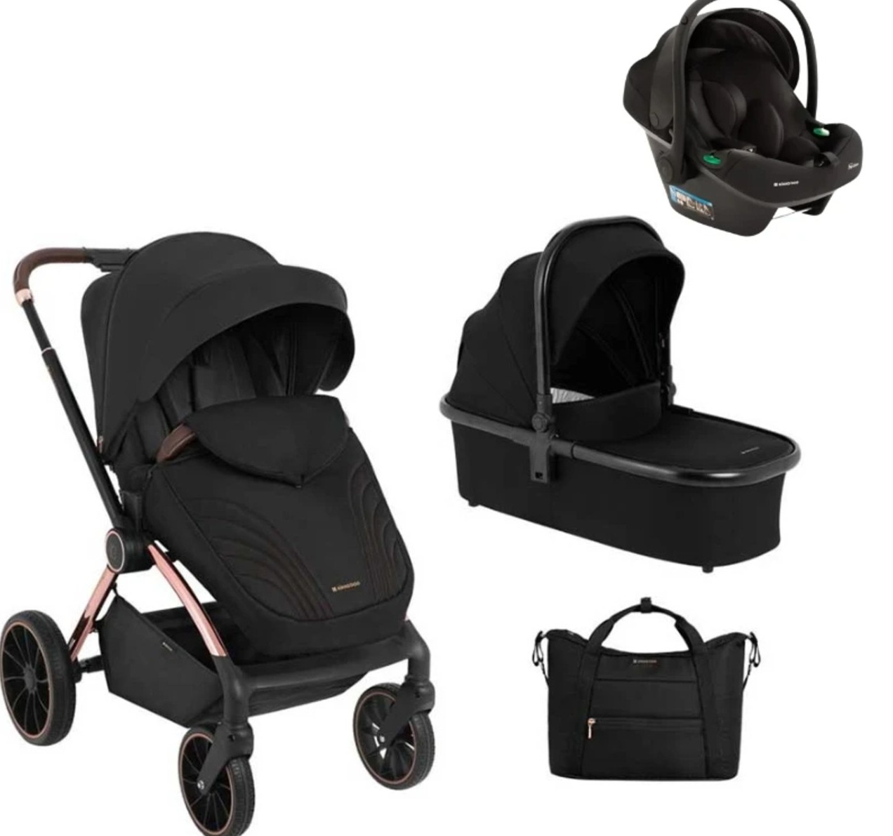 kolica za bebe kara kika boo crna Happy kids